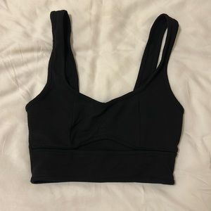 Urban Outfitters - Black Top with cut out - XS